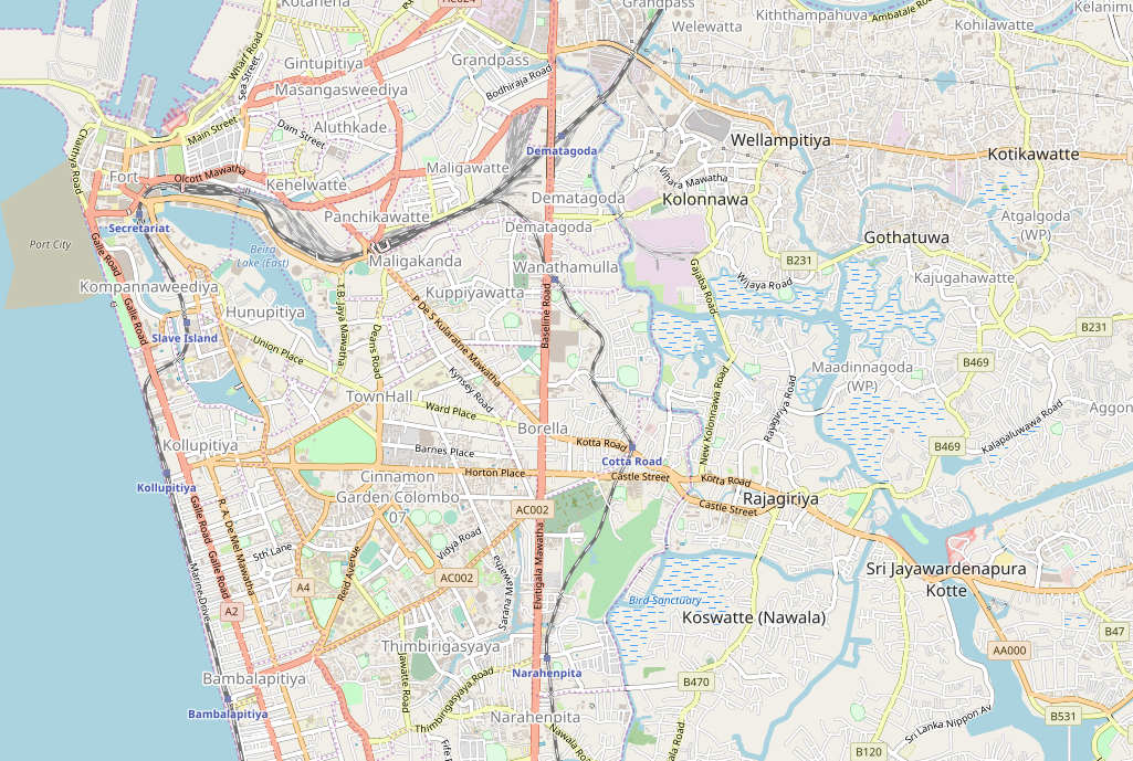Colombo Map Free Download